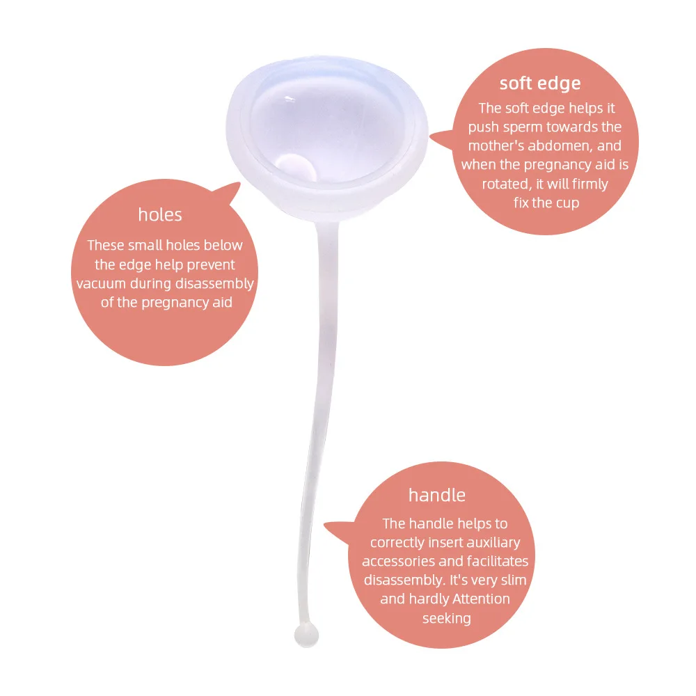 Copa de ayuda concepción de fertilidad (silicona y reutilizable) (Envio Gratis) - Imagen 8