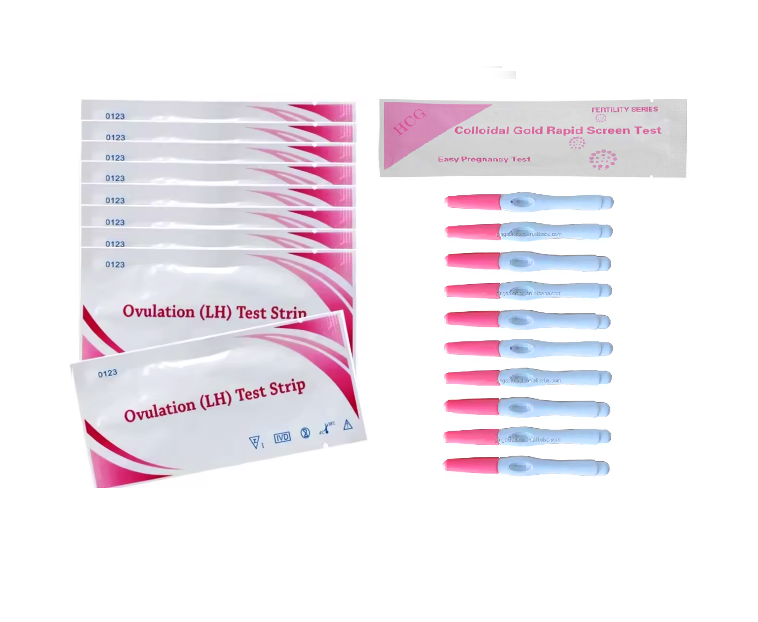 Pack Test 50 Ovulacion + 10 Embarazo Formato Lapiz (Envio Gratis)