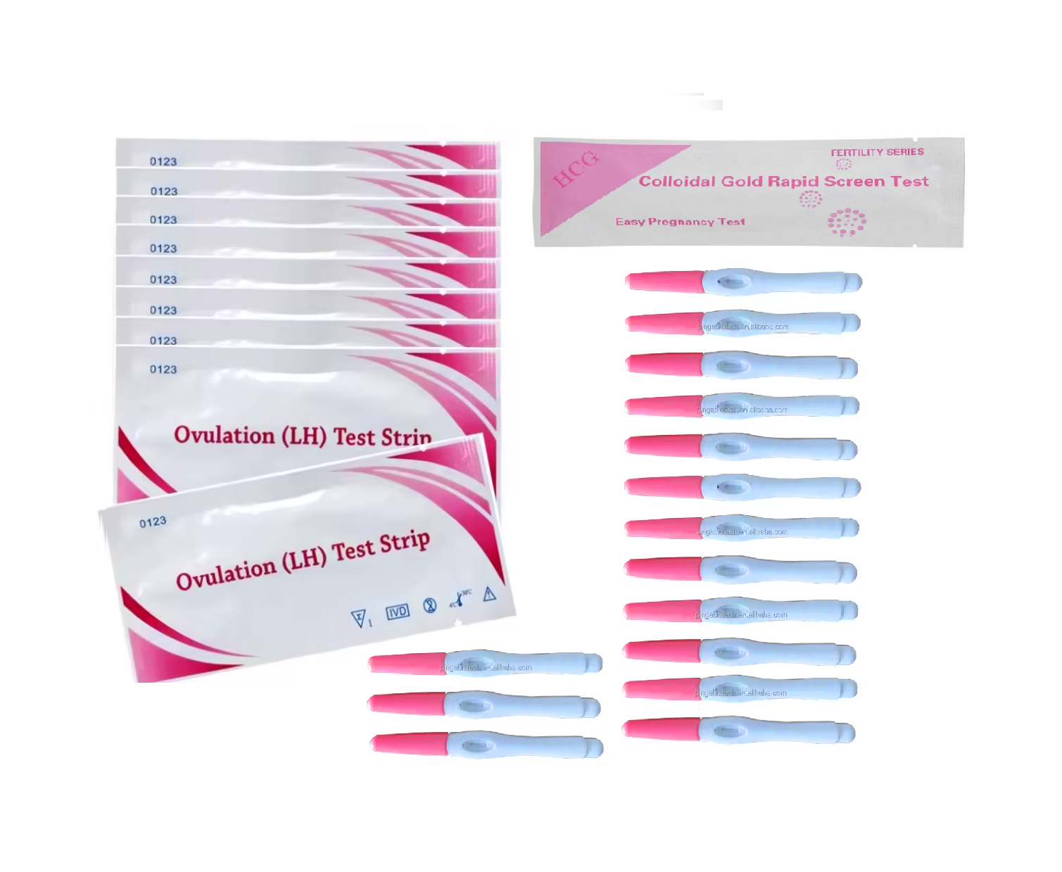 Pack Test 80 Ovulacion + 15 Embarazo Formato Lapiz (Envio Gratis)