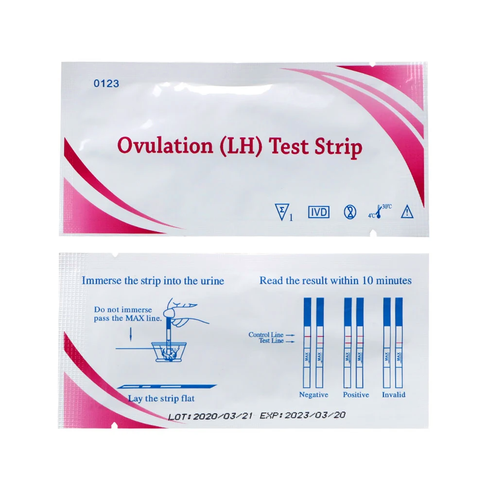 40 Test Ovulacion Reactivas LH- 99% Precision Via Orina (Envio Gratis)